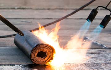 Dinas Cross asphalt flat roofing repairs