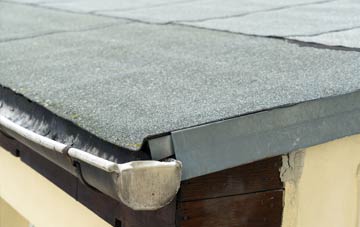 repair or replace Dinas Cross flat roofing?